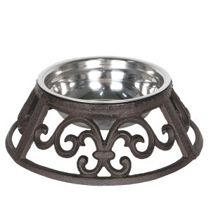 Bol mancare cu suport din fonta