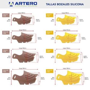 Botnita ARTERO din silicon - L - Galben, Artero | Accesorii Grooming – ofertă, preț și specificații