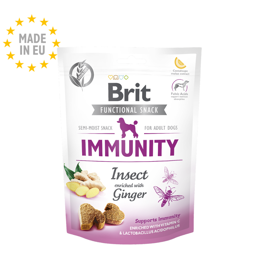 Brit Care Dog Snack Immunity Insect 150g