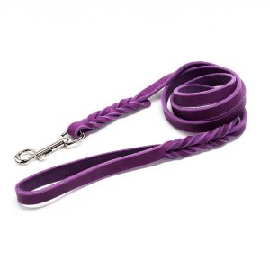 Lesa din piele colorata fara cusaturi - Mov,  | Lese – ofertă, preț și specificații