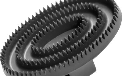 Perie ovală Sprenger de mână din cauciuc moale | Îngrijire câini