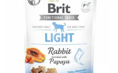 Recompense Brit Care Dog Snack Light Rabbit & Papaya 150g