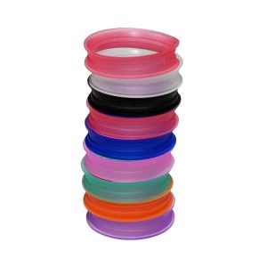 Set inele Artero din cauciuc pentru foarfece - Roz