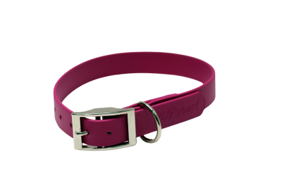 Zgarda Clasica BioThane M Pupster – Magenta | Confort și Stil