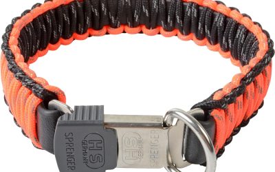 Zgarda Herm.Sprenger Paracord Portocaliu – Siguranță și Confort