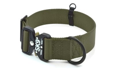 Zgarda SK9-Plus pentru câini – Kaki – XL | Siguranță și Confort