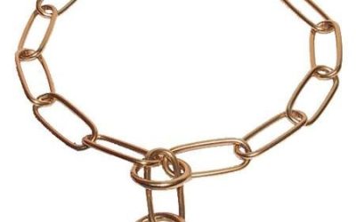 Zgarda curogan cu za ovala Herm. Sprenger – 59 cm | Zgarzi tip lant