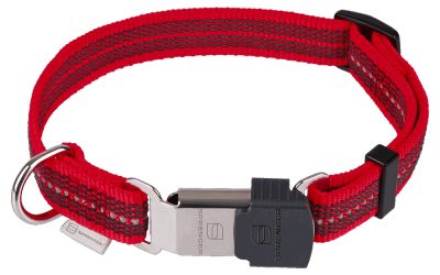 Zgarda nailon Sprenger neon reflectorizantă – Siguranță și confort