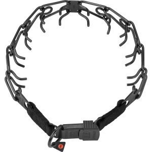 Zgarda otel inoxidabil NEGRU pentru dresaj Hermann Sprenger 60 cm, | Zgarzi metalice dresaj – ofertă, preț și specificații