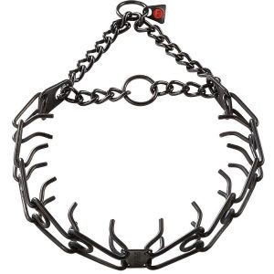 Zgarda otel inoxidabil negru pentru dresaj Hermann Sprenger - 58 cm, Sprenger | Zgarzi metalice dresaj – ofertă, preț și specificații