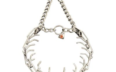 Zgarda otel inoxidabil pentru dresaj Sprenger – 58 cm – 3.2 mm